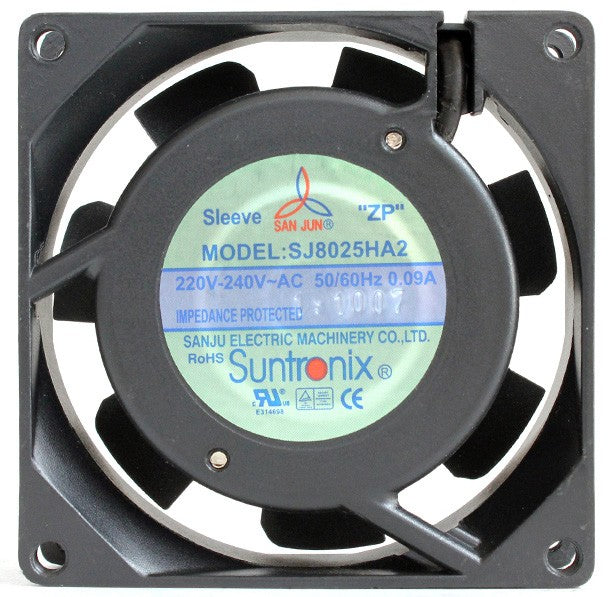 SAN JUN SJ80025HA2 220/240V 0.06A 0.09A 2wires Cooling Fan SAN JUN SJ80025HA2 220/240V 0.06A 0.09A 2wires Cooling Fan